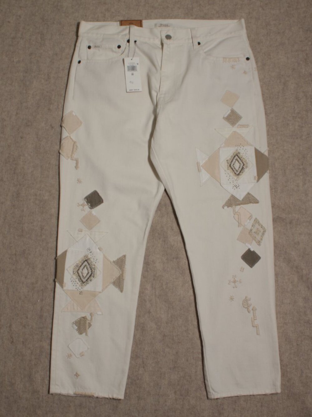 Ralph Lauren Patchwork Boyfriend Jeans